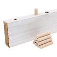 thumbnail image 5 of Paquete de 100 pasadores de madera de 3/8 pulgadas, pasadores ranurados rectos para puertas de muebles y plantilla de pasadores de madera de 3/8 x 2,4 pulgadas., 5 of 5