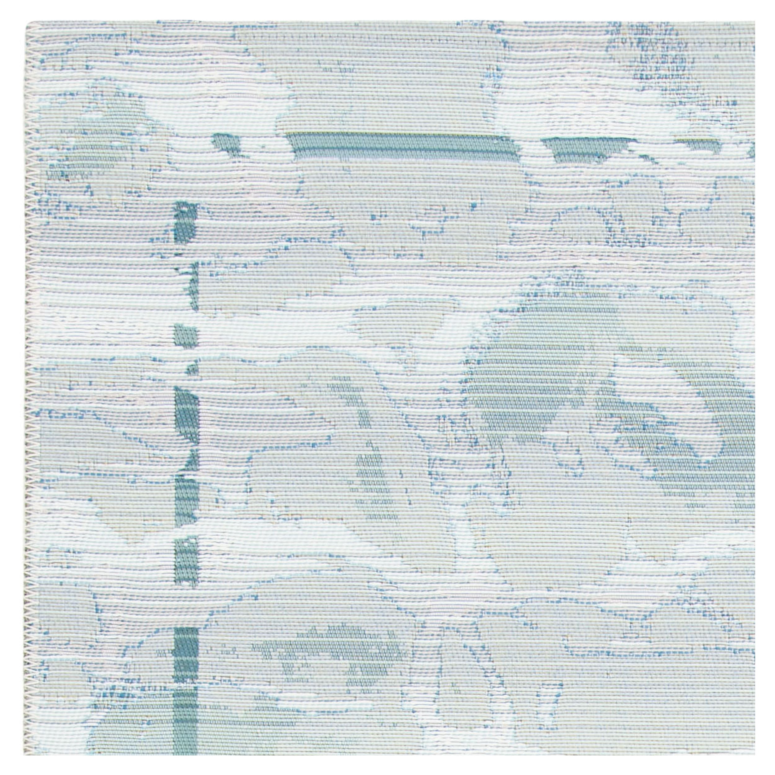 SAFAVIEH Barbados Coral Outdoor Area Rug, Teal/White, 6'6" x 9'4"