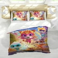 thumbnail image 5 of Super Kitties Themed Bed Sheet Set Three Piece Set 53x79 In ches Comfortable And Skin Friendly Unique Design Creating A Star Studded Night Home Decor Gifts For Family Friends fans, 5 of 6