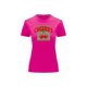 thumbnail image 2 of Playera Blusa De Cerezas Cherries Con Fondo Animal Print Vintage Color Fucsia Talla Mediana Marca Emil SaEs, 2 of 4