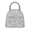 thumbnail image 1 of Fotbe Daisies Flowers Bolsa de Almuerzo con Estampado, Lonchera Aislada, Contenedor de Comida Reutilizable Tipo Cooler a Prueba de Fugas, 1 of 6