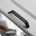 thumbnail image 3 of Matte Black Square Arch Cabinet Pulls, Suitable For Modern Furniture Like Cupboards Doors Drawers Cabinets Wardrobes, Stylish And Durable Design For Kitchen Bathroom Area (10PCS), 3 of 5