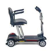 Golden Technologies Buzzaround Carry On GB120 Fold-Flat Travel Lightweight Lithium Battery Mobility Scooter - Red