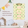 thumbnail image 4 of FORMRS Acrylic Clipboard with Low Profile Clip Standard A4 Letter Size, 12.5" x 9", Light Green Geometric, 4 of 8