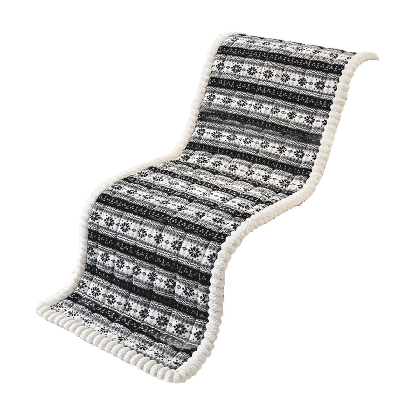 Sofa Cushion,Couch Cushions,Thickened Sofa Cushion - Non-Slip,60*28IN Soft Polyester Seat Pad for Fall and Winter Comfort, Durable Stitching for Living Room,Thickened Mantou Cushion(Black)