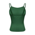thumbnail image 5 of UPPADA Womens Spaghetti Strap Tank Tops Crewneck Ribbed Solid Casual Summer Tops Basic Sleeveless Shirts Striped Lightweight Blouses,Sale Female Clothing, 5 of 6