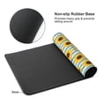 thumbnail image 3 of Hirioo Blue White Striped Sunflower A for Mouse Pad ,Anti-Slip Base, Durable Stitched Edges, Perfect for Gaming, Office, and Home Use,16x35.5in, 3 of 9
