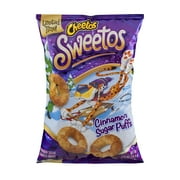 Cheetos Sweetos Cinnamon Sugar Puffs Cinnamon Sugar Flavored Snacks 2.625 oz. Bag