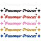 thumbnail image 1 of 6 Pack Passenger Princess Sticker,Vinyl Passenger Princess Sticker,Cute Waterproof Rearview Sun Visor Vanity Mirror Window Decal Stickers, 1 of 5