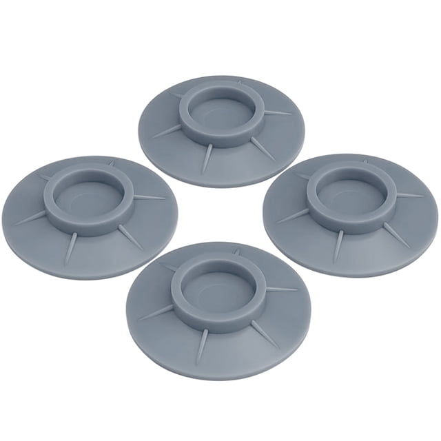 4 Pack Patins de Pieds de Machine à Laver Tapis de Sol Anti-Vibration Antidérapants Anti-Choc Réduction de Bruit Hauteur
