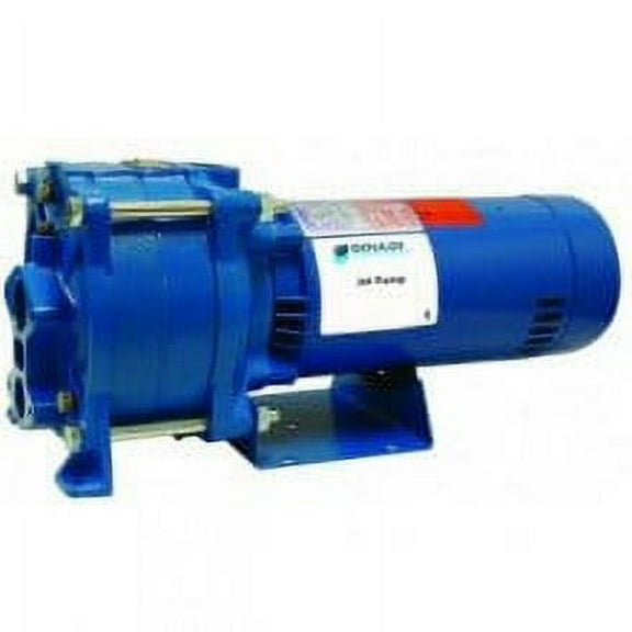 Goulds HSJ20N, Multi-Stage Convertible Jet Pump, HSJ Pump, 2 HP, 230 Volts, 1 Phase, 3 Stages, 1-1/4" NPT Suction, 1" NPT Discharge, 28.2 gpm at 5 ft (30 psi), Cast Iron Body