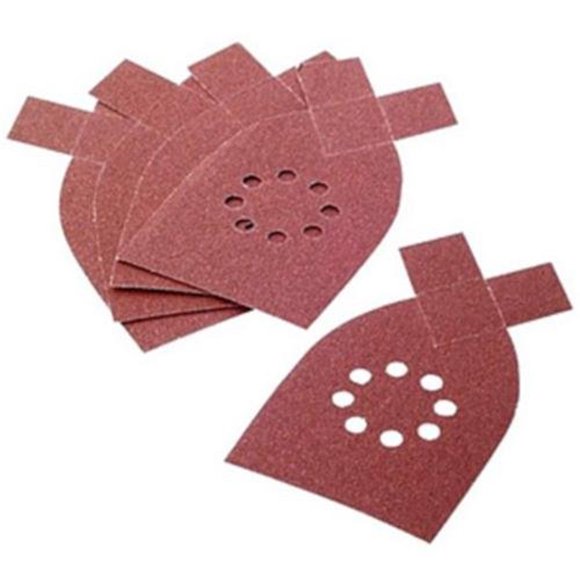 FELTECHELECTR 50Pcs Triangle Alumina Sanding Discs for Drywall Sander Disc Workshop Surface Treatment 6.9 x 4.1 x 2.0 Inch