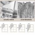 thumbnail image 3 of Gray Grey Forest Kitchen Window Curtains, Swag Curtains Valance for Bedroom Living Room Bathroom, Grey Modern Art Oil Painting Rod Pocket Window Treatment Curtain Block Drapes 2 Panels 36"x45", 3 of 9