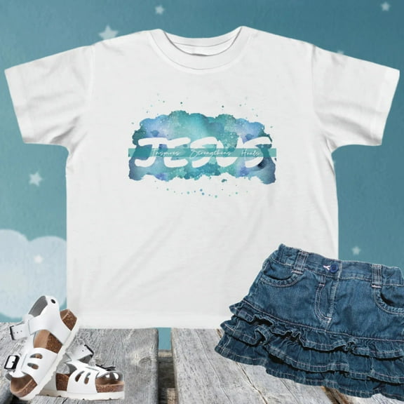 Toddler's Fine Jersey Tee, Kids Bible Verse Shirt, Toddler's Short Sleeve T-Shirt