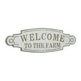 thumbnail image 6 of DecMode Indoor Beige Metal Farmhouse Sign Wall Decor, 6 of 9