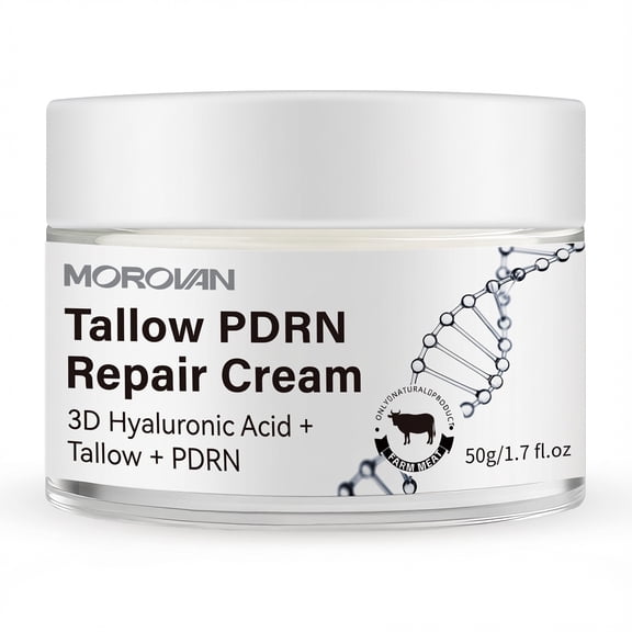 Face Moisturizer Tallow PDRN Repair Cream Soothing Hydrating for Sensitive Skin 1.7 fl oz