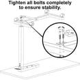 thumbnail image 4 of Adjustable Overbed Table With Wheels - Hospital & Home Use, 4 of 7