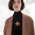 thumbnail image 5 of DESIGNICE 6Pcs Long Pendant Necklaces for Women Boho Vintage Wood Fall Sweater Necklaces Set Statement Feather Dragonfly Peace Sign Y Necklace Hippie Handmade Fashion Jewelry Accessories, 5 of 7