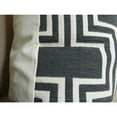 thumbnail image 3 of Plutus Conduit Espresso Handmade Throw Pillow, (Double sided 16" x 16"), 3 of 3
