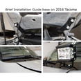 thumbnail image 4 of Heavy Duty Steel Constructed Hood Hinge Mount A-Pillar LED Ditch Light Bracket Hardware For Lexus 2010-2023 GX GX460, 4 of 8