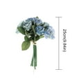 thumbnail image 3 of Office Desk Fake Flower Arrangements,Blue Artificial Faux Flowers Artificial Flowers For Wedding Home Hotel Yard Decoration, 3 of 9