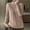 Brown, variant on Women's Knitted Pullover Sweater Long Sleeve Solid Color Fall Winter Crewneck Cozy Casual Warm Knit Top