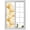 Gold, variant on Window Privacy Film Coastal Shell Beige Stained Glass Window Film Decorative Sun Block Window Cover Summer Ocean Shell Beach Window Clings Static Adhesive Sticker for Bathroom 19.6"x39.3"