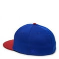 thumbnail image 6 of OC Sports TGS1930X Proflex Bamboo Charcoal Flat Visor Cap - Royal Red, 6 of 8