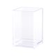 thumbnail image 1 of 1 unidad de organizador de escritorio cuadrado transparente para bolígrafos y brochas de maquillaje, 1 of 7