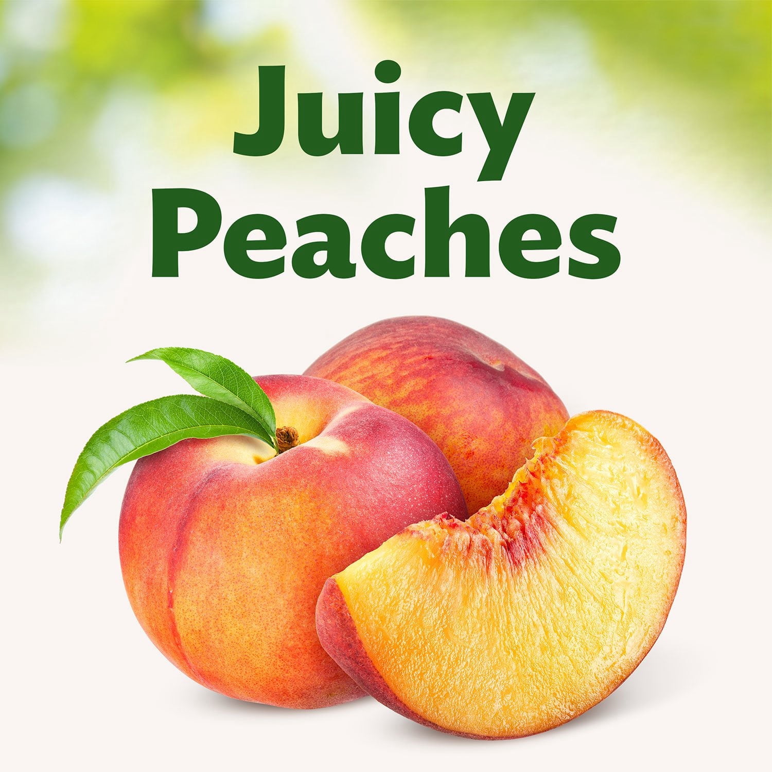 Del Monte Lite Sliced Peaches, Juicy Yellow Cling Peaches in Extra Light Syrup, 105 oz. With White Bowl By OMA