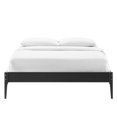 thumbnail image 6 of Platform Bed Frame, Queen Size, Wood, Black, Modern Contemporary Urban Design, Bedroom Master Guest Suite, 6 of 7