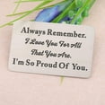 thumbnail image 7 of FEELMEM Always Remember I Love You for All That You are Inspirational Keychain, 7 of 7