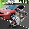 thumbnail image 2 of Magshion Catalytic Converter Exhaust Manifold with Heat Shield For 2001-2005 Honda Civic, Fits CX DX HX LX VX Models with 1.7L Engine, 2 of 10