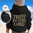 thumbnail image 2 of LIUJUNSHOP Hoodie Christian Hoodies for Women Preppy Letter Graphic Printed Comfy Casual Long Sleeve Pullover Sweatshirts Black 5-6 Years, 2 of 8