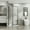 Black, variant on Topcobe 36" D X 36" W X 72" H Frameless Shower Door Corner Shower Enclosure with Tempered Glass Pivot Shower Door, Glass Shower Door, Walk In Shower Kit, Bathroom Glass Door, Matte Black Finish