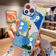 thumbnail image 1 of Funda de teléfono Simpson para iPhone 11 12 13 Mini Pro Max 14 Pro Max Fivean unisex, 1 of 2