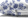 thumbnail image 4 of Vintage Pet Bed, Twig Posy Flowers Monochromatic Silhouette Damask Image, Chew Resistant Pad for Dogs and Cats Cushion with Removable Cover, 24" x 39", Violet Blue and White, by Ambesonne, 4 of 4