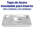 thumbnail image 2 of Tapa para Inserto de Acero Inoxidable Caledonia TATE-COM Tercio, 2 of 6