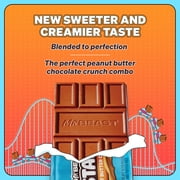 Feastables MrBeast Peanut Butter Chocolate Crunch Bar, 2.1 oz (60g), 1 Count