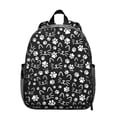 thumbnail image 1 of Watercolor Cat Artwork Student Backpack – Cute Cat Print Design With Cats And Hearts Pattern And Boho Cat Aesthetic, 1 of 6