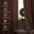 thumbnail image 5 of StangH Blush Velvet Curtains 84 inch Length - Room Darkening Privacy Enhancing for Daughters Room/Apartment Thermal Insulated Drapes for Bedroom, Blush Beige, W52 x L84 Inches, 2 Panels, 5 of 8
