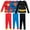 Red/black/blue, variant on DC Comics Justice League Batman Superman The Flash Cosplay Pajama Shirts Pants Toddler to Big Kid