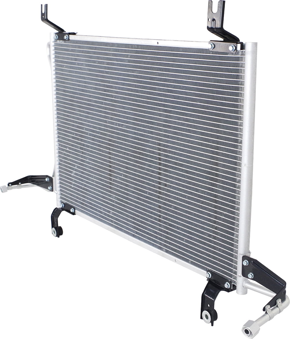 A/C Condenser Compatible with 2012-2017 Hyundai Accent, 2012-2017 Hyundai Veloster, 2012-2017 Kia Rio Aluminum Core