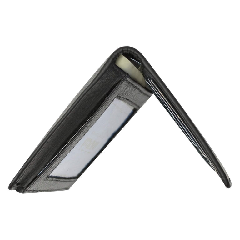 Moga Handmade Leather L Shape Bifold ID Card Holder Wallet 90139