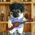 thumbnail image 4 of Pet Halloween Costume Funny Guitar Dog Costume Dressing Up Pet Clothes Suit Christmas Party Halloween Costumes Outfit - XL, 4 of 7