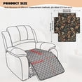 thumbnail image 3 of FOR U DESIGNS Mushroom Leaf Print Recliner Chair Covers Waterproof Reclining Seat Cover for Pets, Machine Washable Reclining Sofa Cover Durable Non-Slip Furniture Protector, 3 of 6