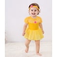 thumbnail image 4 of WIBACKER Infant Baby Girls Romper Tutu Dress 3-18M Princess Bodysuit Tulle Dresses with Headband Birthday Christmas Halloween Costume, 4 of 13