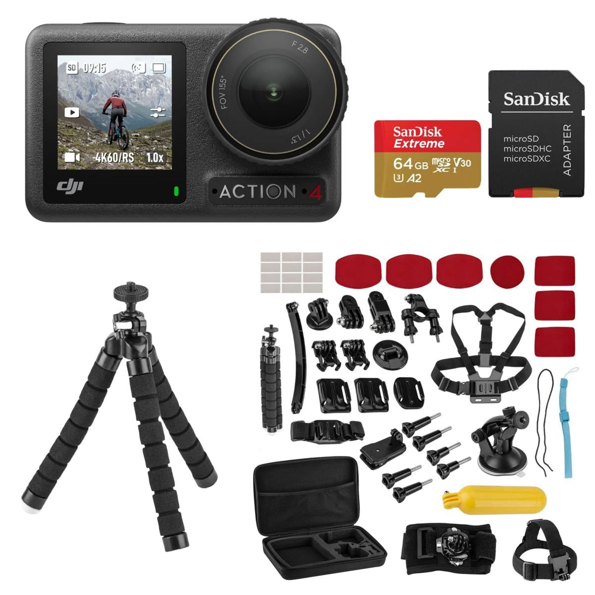 DJI Osmo Action 5 Pro Camera Standard Combo With Accessories Kit