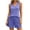 Gray, variant on Tqcoqu Women's Solid Modal 2 Piece Pajama Set, V Neck Sleeveless Tank Top & Elastic Waist Shorts Soft, Summer Loungewear Sleepwear Outfit Set for Women,Beige Women's M-XXL