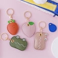 thumbnail image 3 of Personality Cartoon PU Leather Access Card Bag Keychain Keyfob Key Ring Access Control Card Cover Case 08, 3 of 8